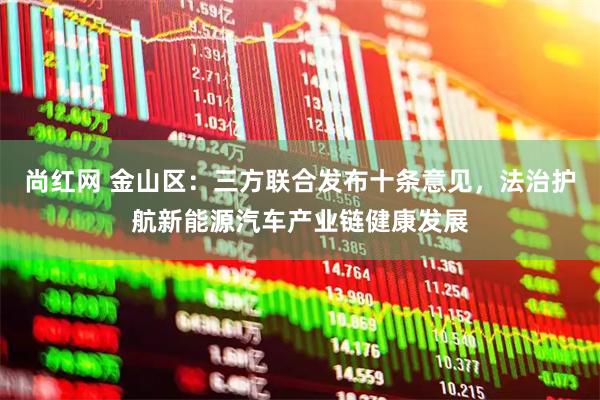 尚红网 金山区：三方联合发布十条意见，法治护航新能源汽车产业链健康发展