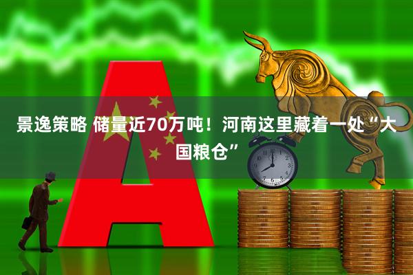 景逸策略 储量近70万吨！河南这里藏着一处“大国粮仓”